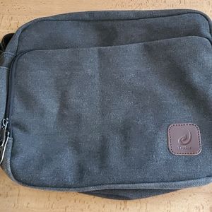 Topfox canvas multi pocket crossbody